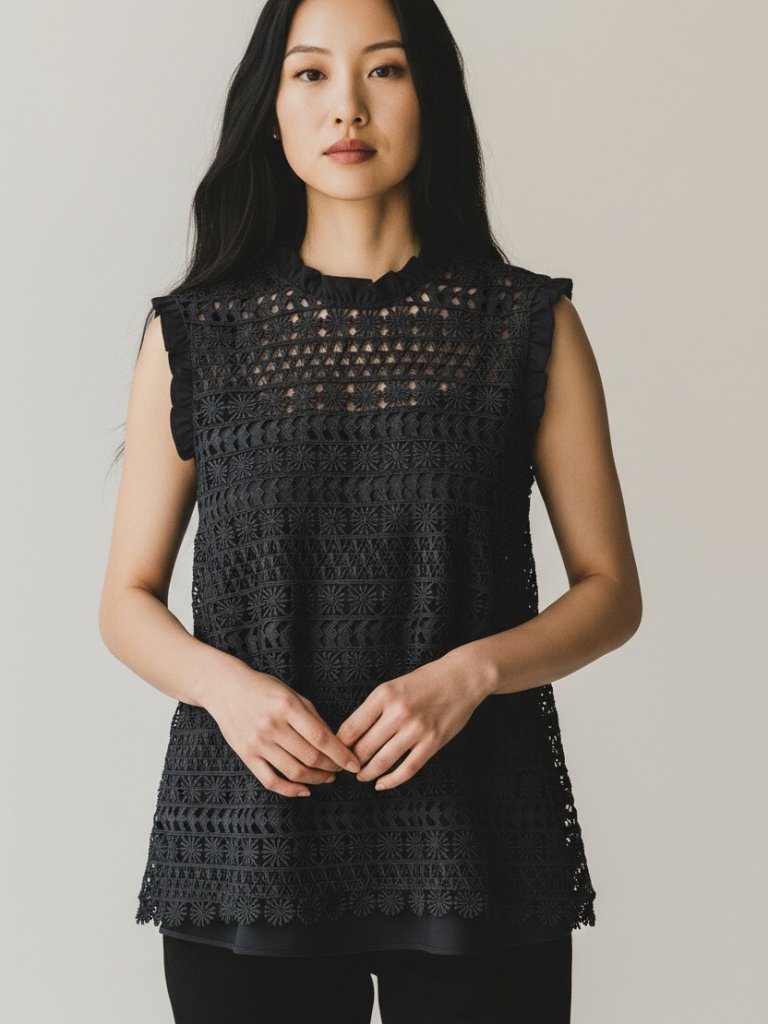 Shoshanna Eyelet Blouse-Xs-
